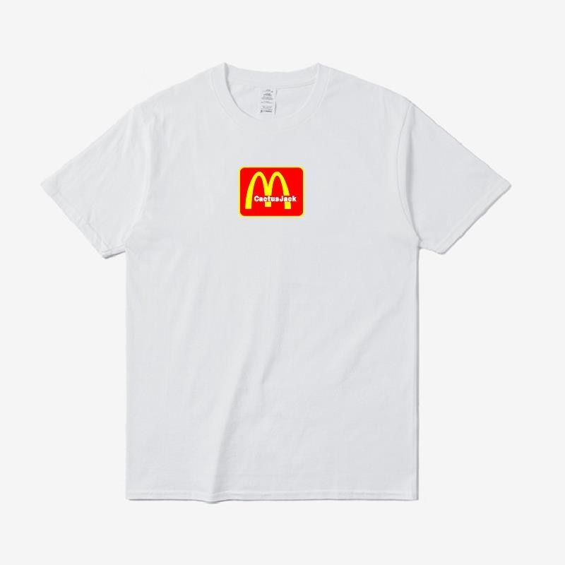 Travis Scotts Staff T Shirts Trendy Hop Hommes Femmes Brown T-Shirt Men Women Cactus Jack Cotton Oversized Tee S-3X