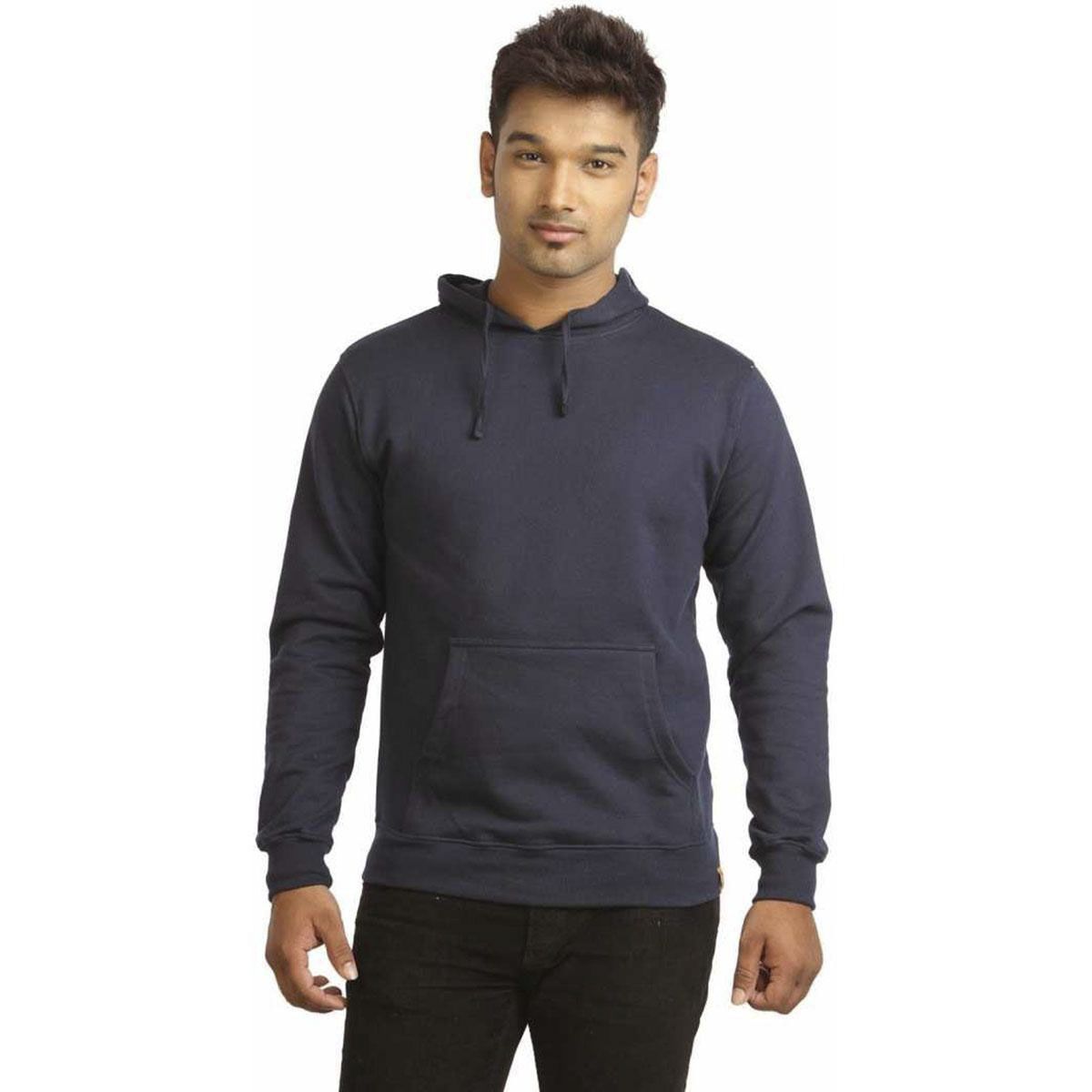 Product details of Non Zipper Fleece Hoodie For Men