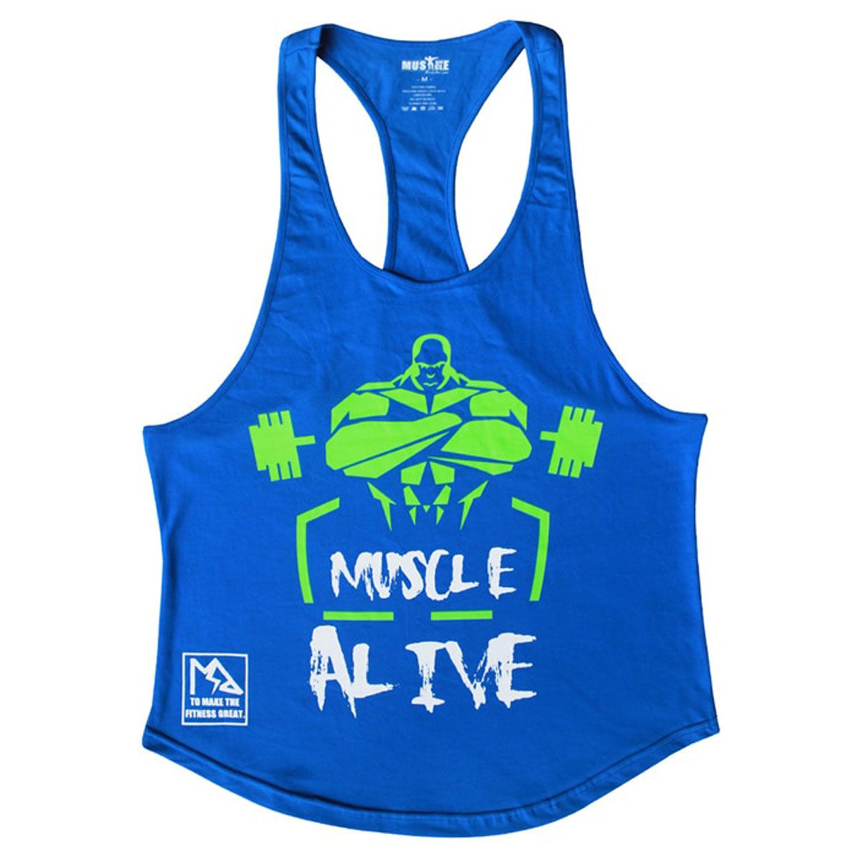 Fitness TaTop Men Bodybuilding Clothing Workout For Man Cotton Sleeveless Casual Vests Stringer Singlets MATPHXB