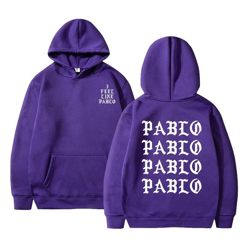 I Feel Like Paul Pablo Kanye West sweat homme hoodies men Sweatshirt Hoodies  Hop Streetwear Hoody pablo hoodie