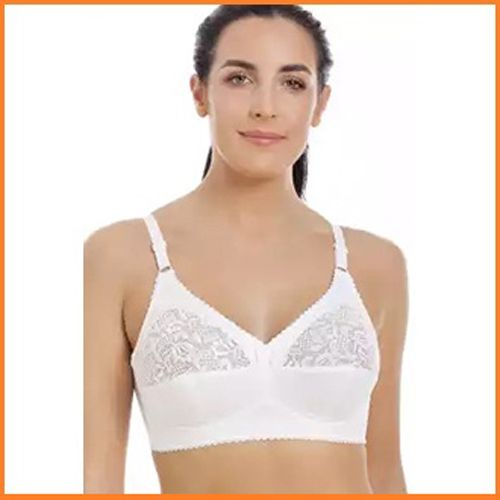 WonderBra Wire Free Front Closure Bra White