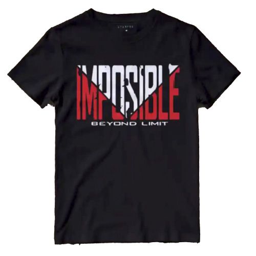 IMPOSSIBLE - Tshirt for Men Cotton Short Sleeve | Tshirt Corner bd