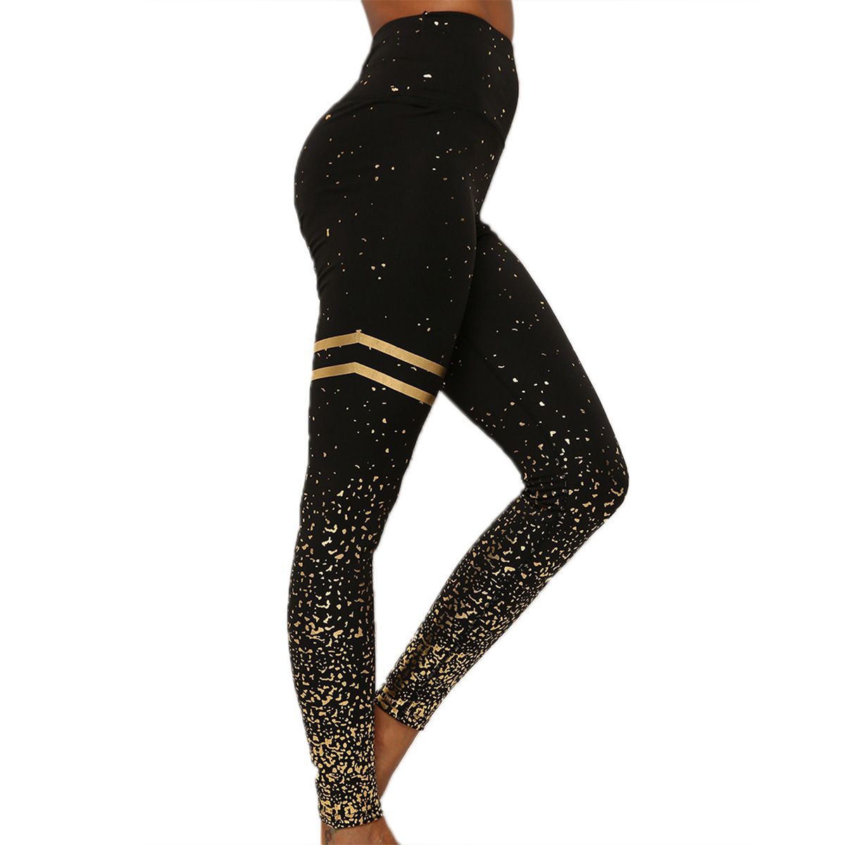 Yoga Leggings Running Gym Sports Pants Women Tummy Control High Waist Fitness Pants