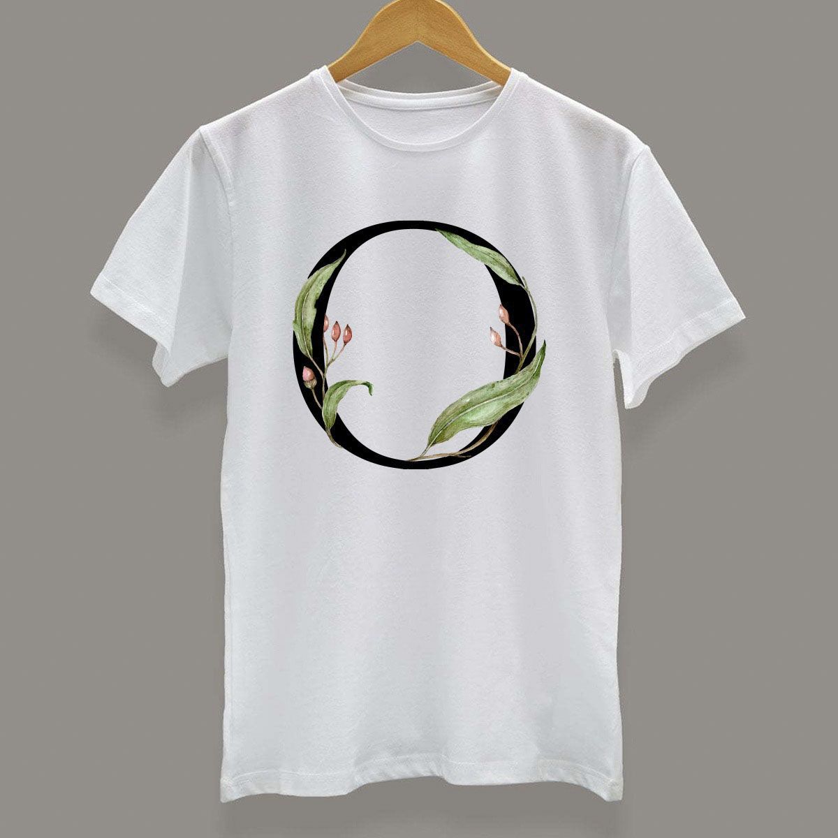 White Synthetic Alphabet T-shirt A to Z T-shart for Men - T-Shirt - T Shirt For Man - T Shirt For Man