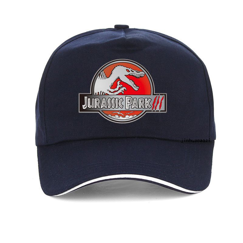 Cool JURASSIC PARK Baseball cap Men Cartoon caps cotton Casual Hip Hop hat Jurassic World snapback hats bone