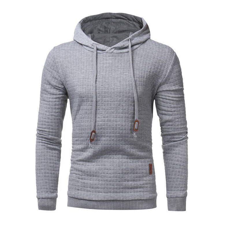 Hoodies Men Long Sleeve Casual Pullover Hooded Sweatshirt Mens White Hoodie Tracksuit Sweat Coat Sportswear Plus Size S-3XL