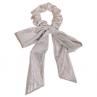 Fashion Women Solid Color Bow Ribbon Ponytail Holder Elastic Hair Rope Scrunchie