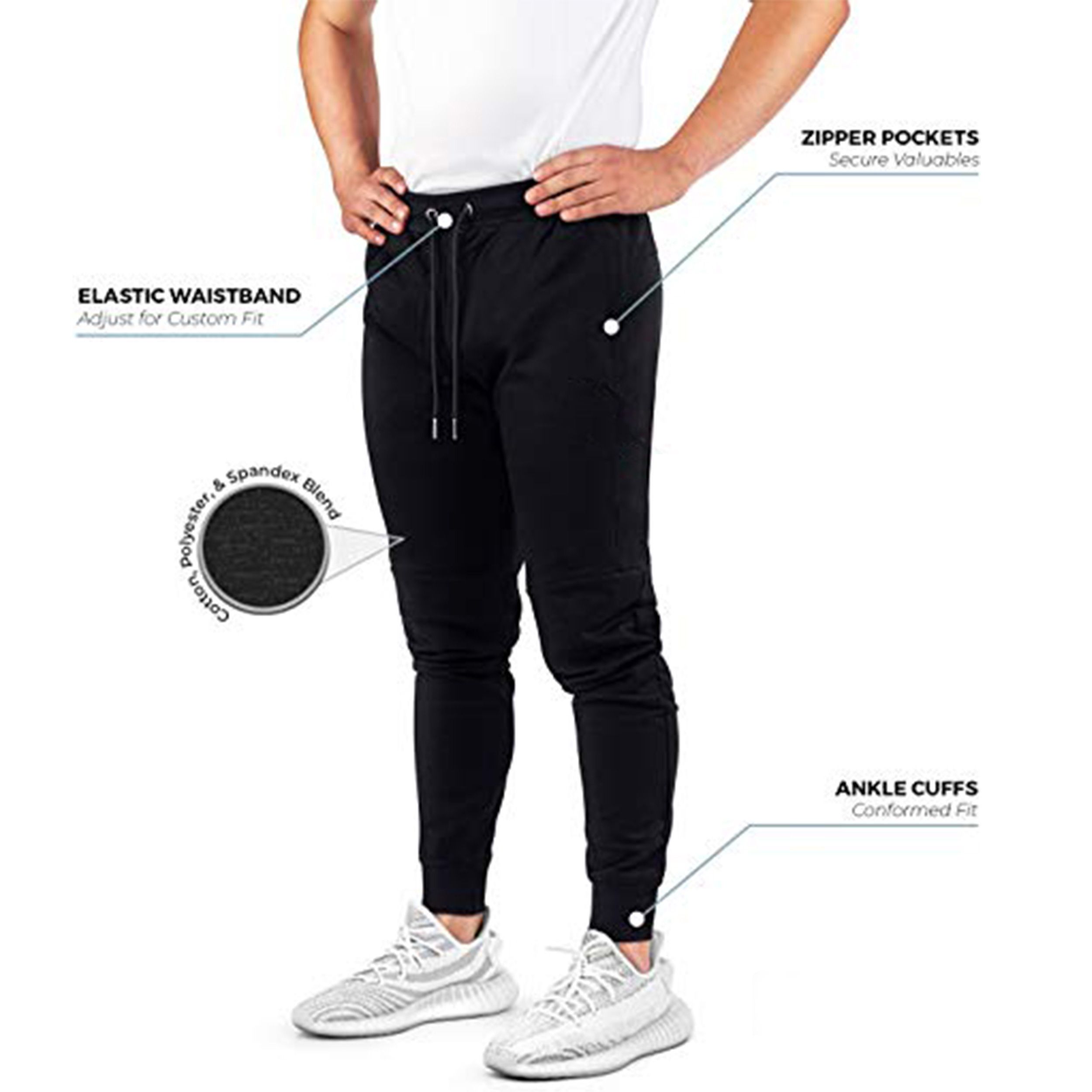 Black Color Stylish Skinny Trouser for Men