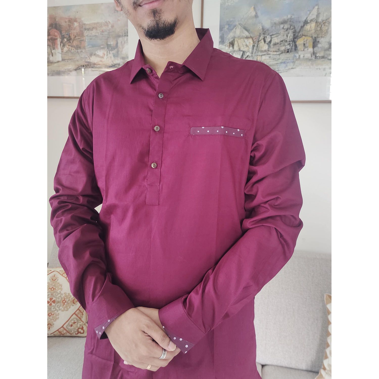 Mens Exclusive Designed Punjabi- Arctic Collection Bd