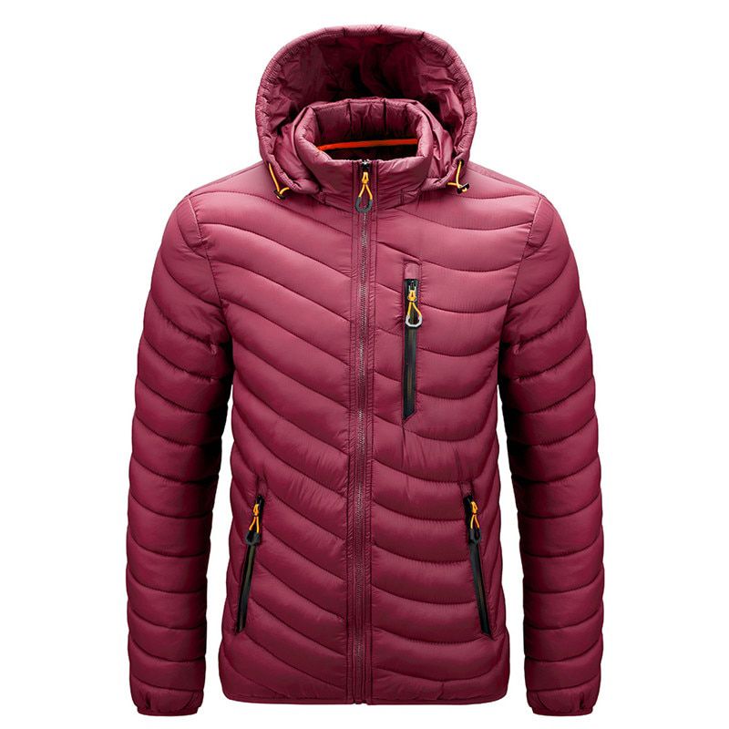 CHAIFENKO Winter Warm Waterproof Jacket Men Autumn Thick Hooded Parkas Mens Fashion Casual Slim Jacket Coat Men