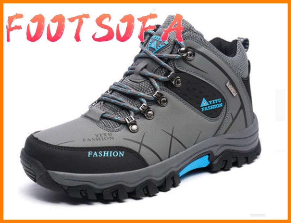 Winter Men Hiking Shoes High-top Military Tacticas Snow Boots Trekking Zapatos Hombre Merrel Hiking Sneakers Women Sports Shoes