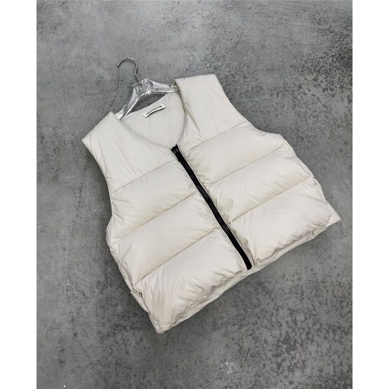 Sleeveless Cole Buxton PUFFER JACKET Parkas Men Women 1:1 Zipper Vintage Coats Outerwear Male VClothes
