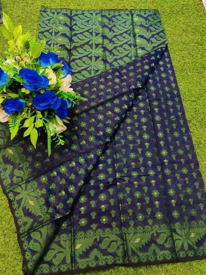 Multicolor jamdani  Color Saree For Women