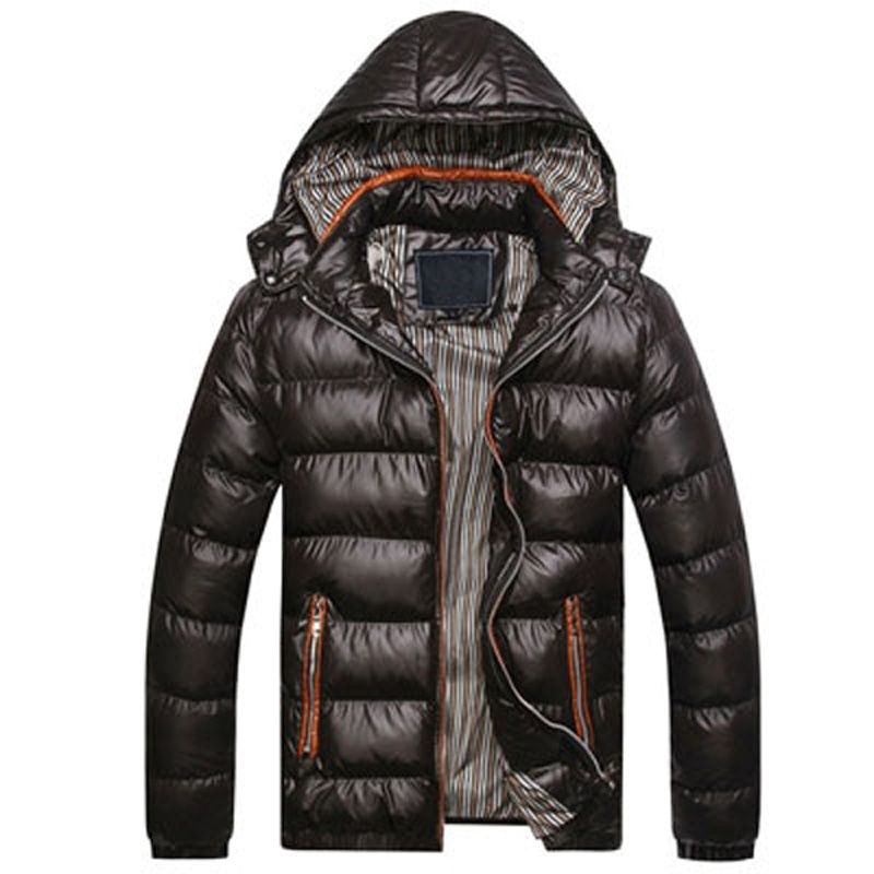 Parkas men Fashion Thick Warm Men Winter Jacket Coat Hooded Warm Mens Winter Coat Casual Slim Male Overcoat