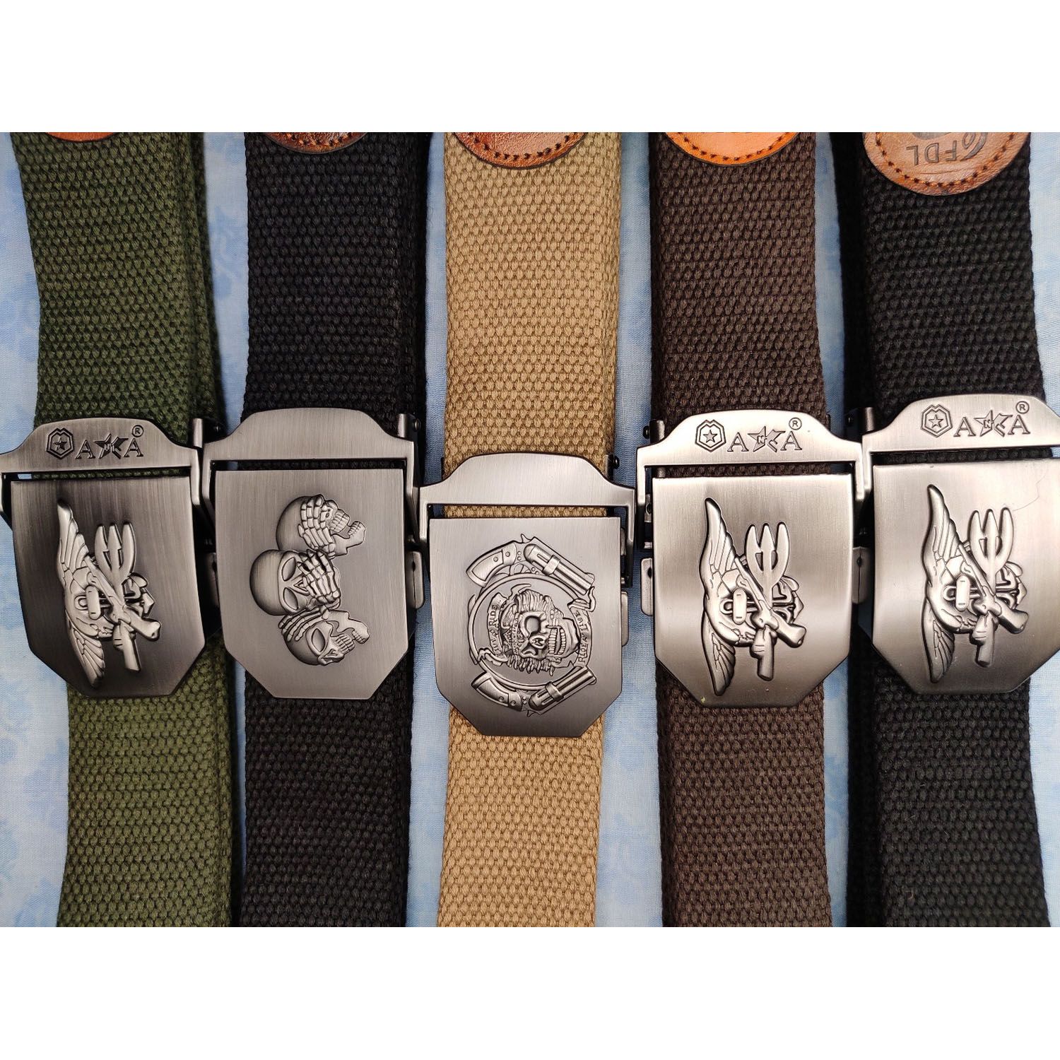 High Quality Nylon Belt Outdoor Automatic Buckle Canvas Belts Boys Items - Belt For Men