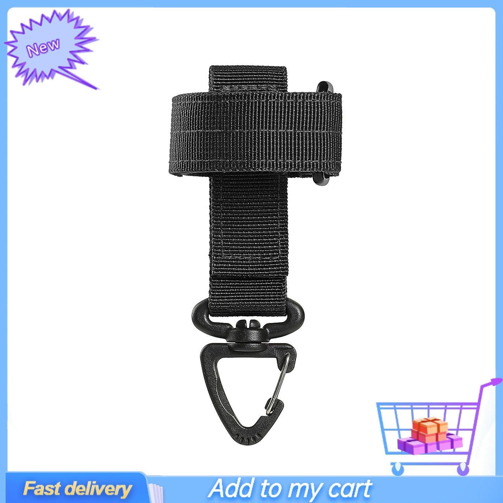Multi-purpose Adjustable Gloves Hanging Buckle for Outdoor Camping