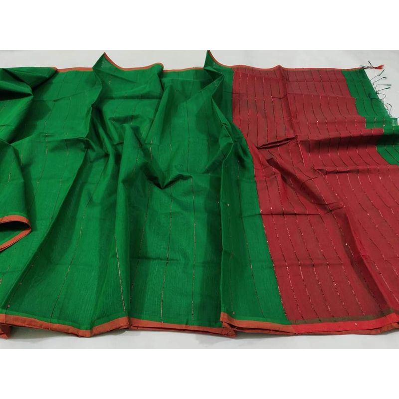 Green Traditional Saree For Women