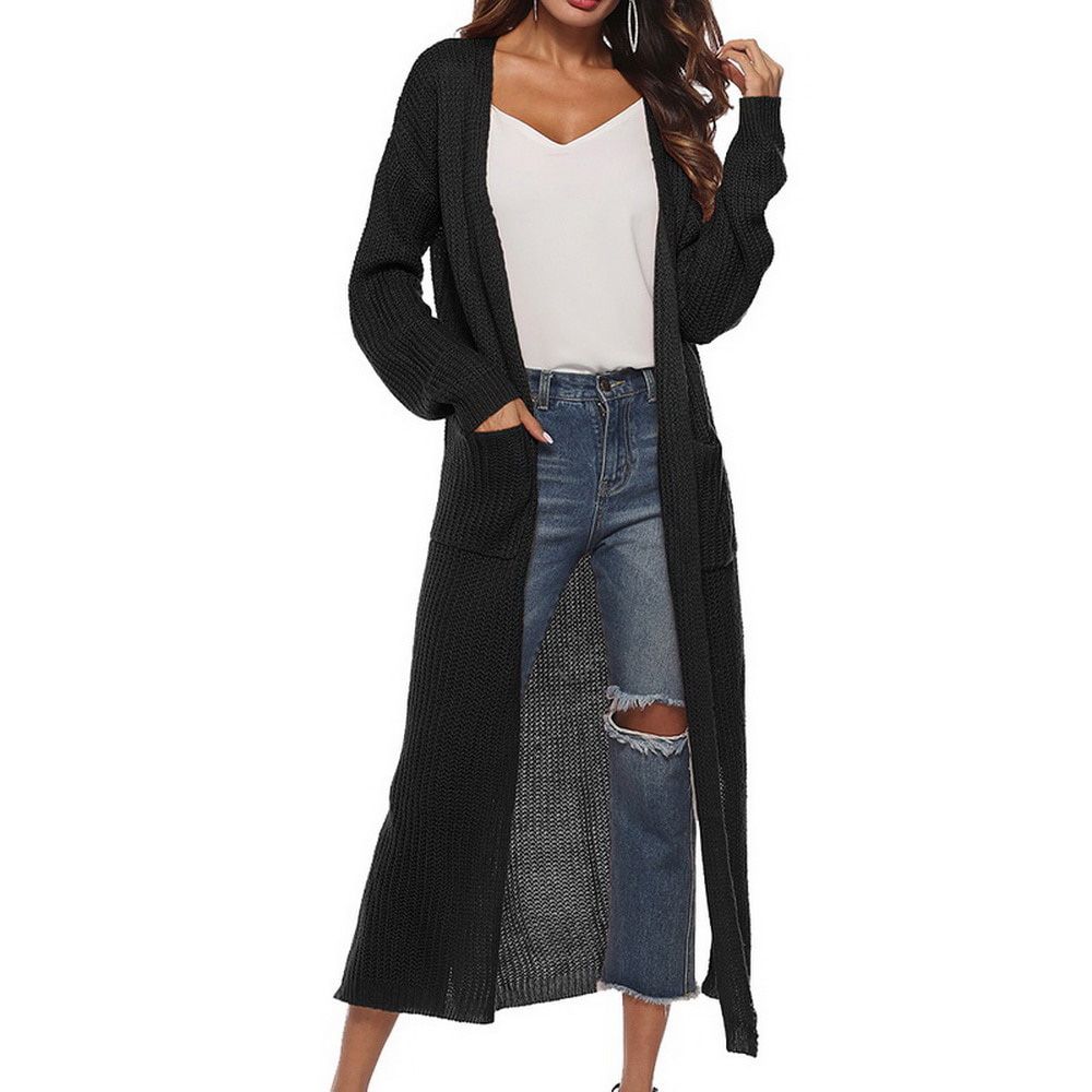 Long Cardigan Female Autumn Winter Women Long Sleeve Cardigan Sweater Knitted Cardigans For Women Jacket Tops