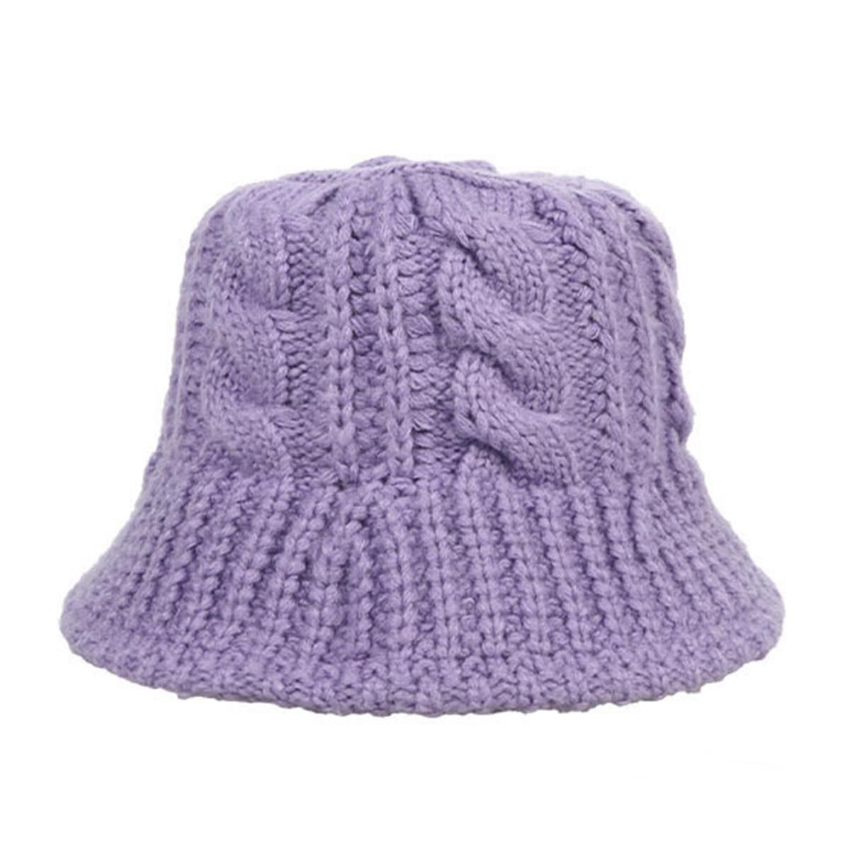 Fisrman Hat Comfy Pure Color Bucket Hat