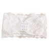 Women Solid Color Le Strapless Stretch Push Up Tube Top Padded Bra Underwear