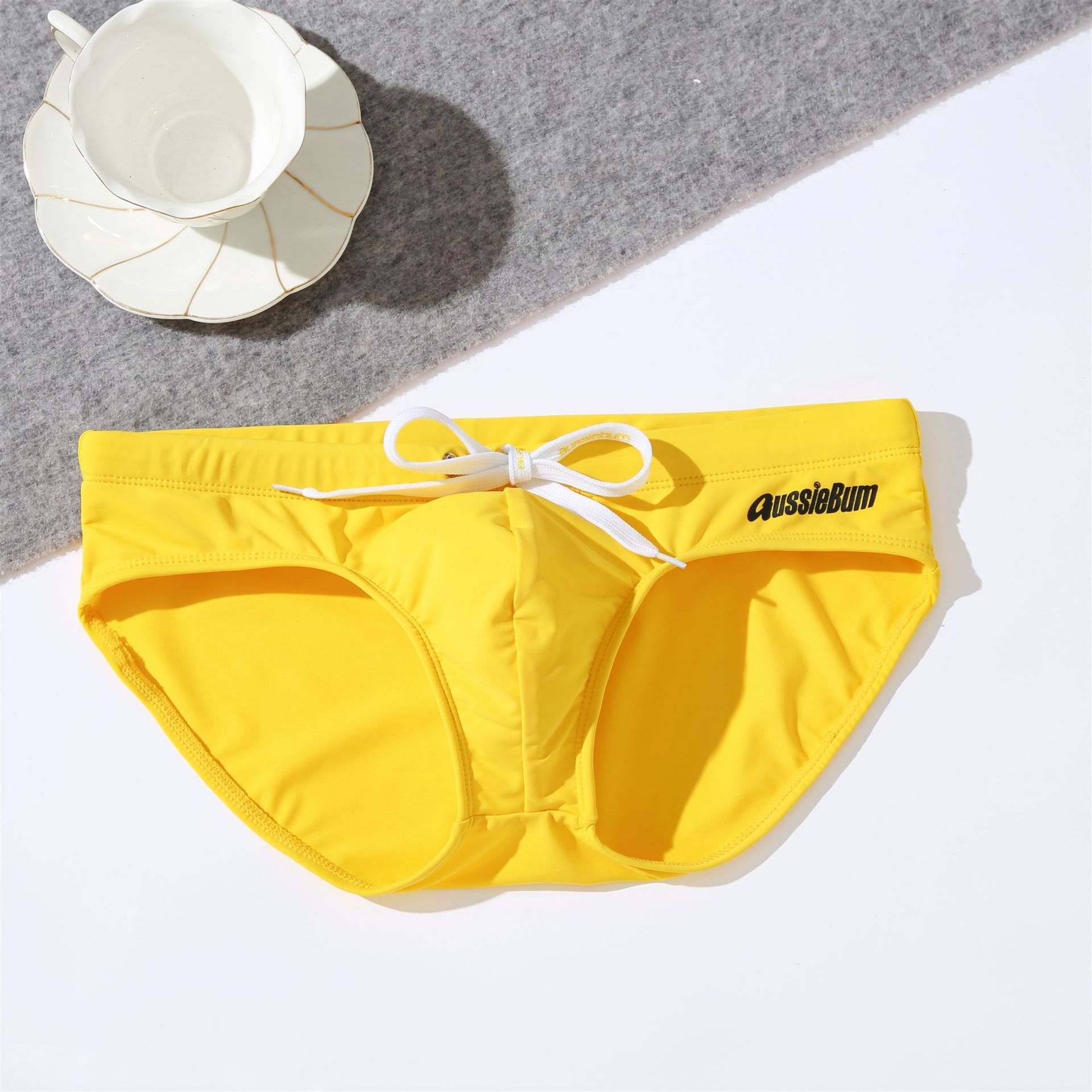 Aussiebum men's low-waisted elastic comfort tide sexy swimming trunks swimwear men  swimwear briefs jockstrap swimwear