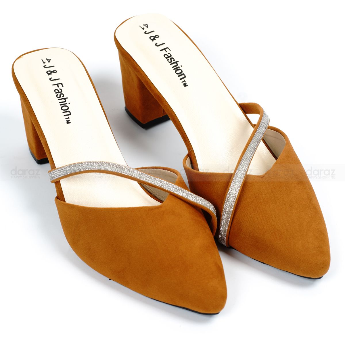 J&J Fashion Half Covered Heel Shoes For Women