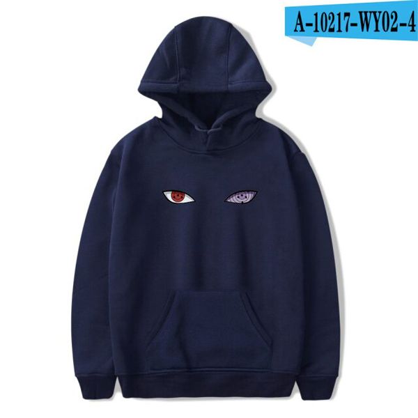 Sasuke anime Hoodies Eyes Printed Pullover men/womens Hoodie Kakashi boy/girls Sweatshirt Harajuku Streetwear fashion  clothing
