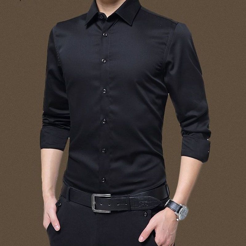 Black Color Cotton Casual Shirt For Men - Shirt For Men
