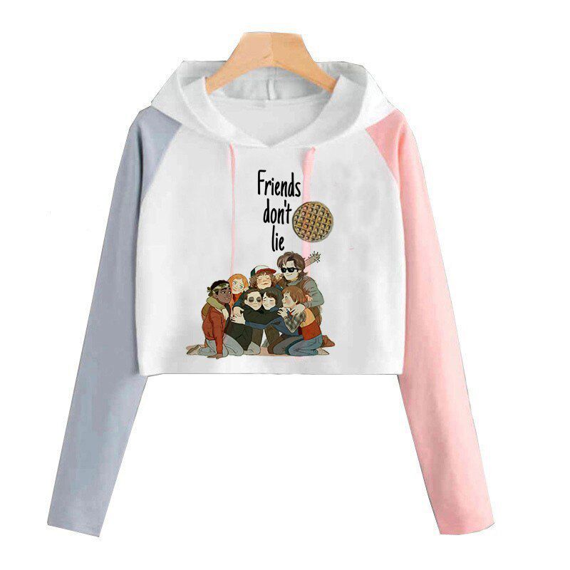 Stranger Things Hoodie Woman Hooded Hoodies Kp Sweatshirts Kawaii Korean Oversized Harajuku  Hop Hoodie Sweatshirt
