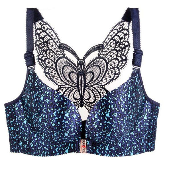 Fat MM bra 200 kg bra size without steel ring underwear women big size bra Butterfly beauty back plus size bras for women 120E