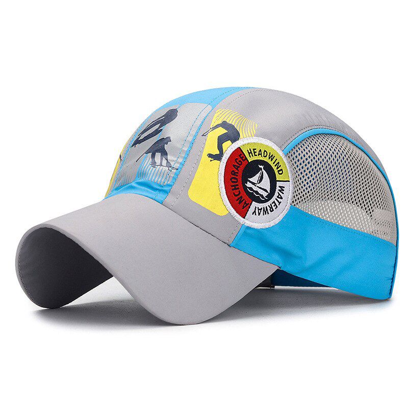 2019 Summer Snapback Quick Dry Mesh Baseball Cap Sun Hat Bone Trucker Hats for Boys Adjustable Gorras