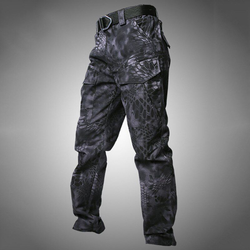 Mege Brand Tactical Men's Ripstop Pants  Casual Cargo  Clothing Four Seasons Trousers With Multickets