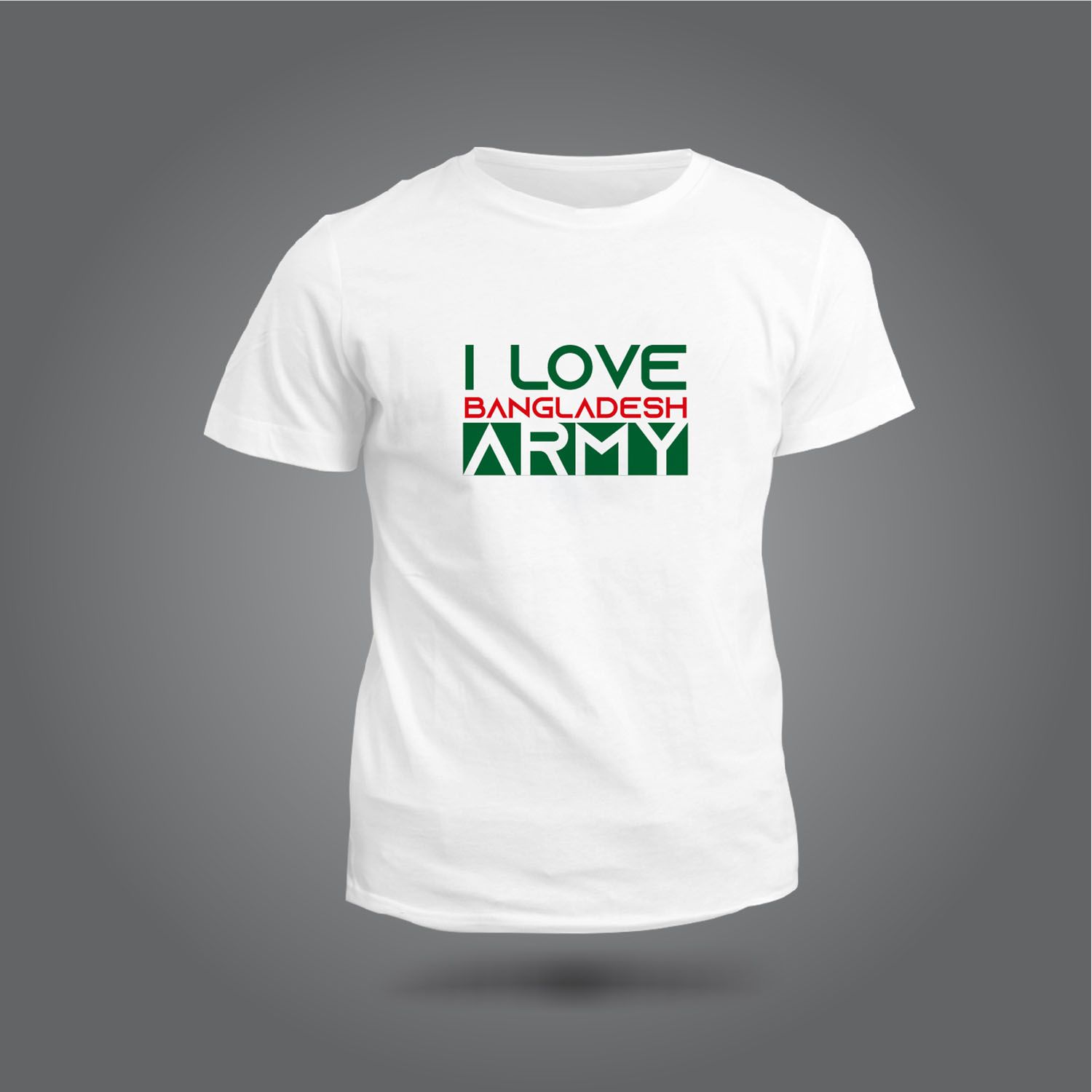 I Love bangladesh shenabahini T-shirt