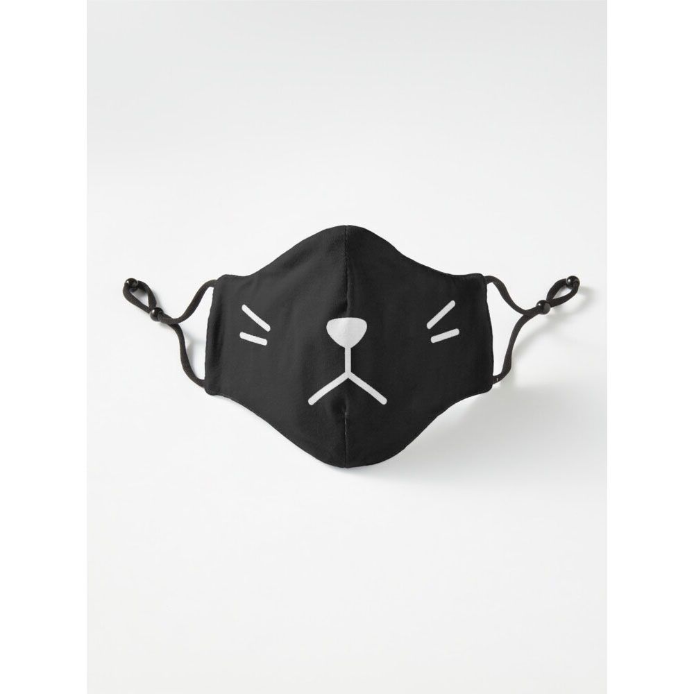 Cute Kitty Cat Nose Six Layer Face Mask Tiktok Mask For Men And Women Gaming Mask With Adjustable Ear Loop And Digital Print Face Mask Graphics Print Anime Mask