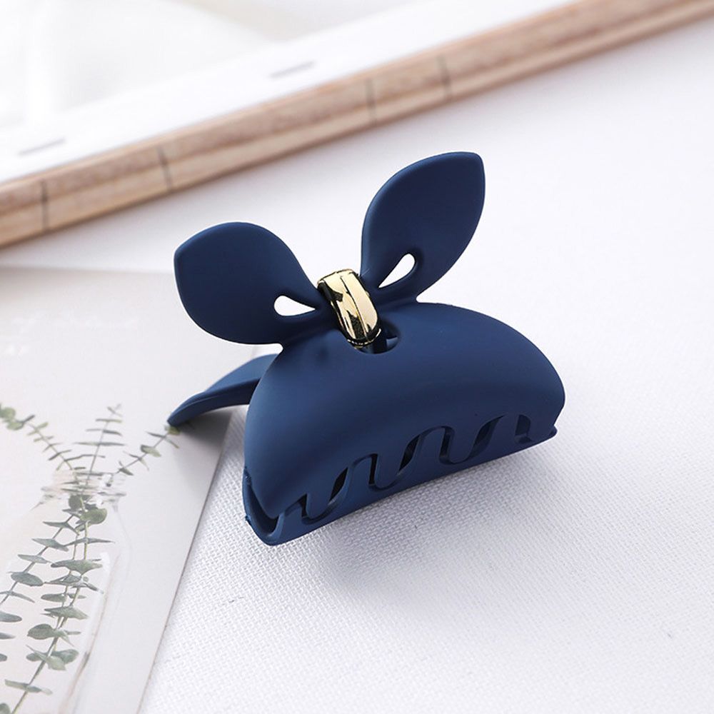 【ALLGOOD】Korea Style Women Ponytail Clip Acrylic Big Pure Color Rabbit Ear Hair Accessories Hair Claw Barrette Hair Clip