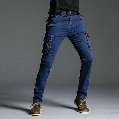 Cotton Mens Cargo Pants  Tactical Pants Male Multi-pocket Outwear Straight Trousers  Pant Men Pantalon Homme