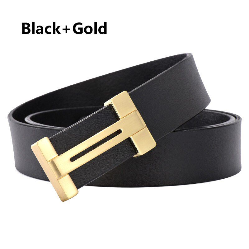 DESTINY Luxury Belt Men Brand Designer Male Leather Strap High Quality Fashion Classice Vintage Silver