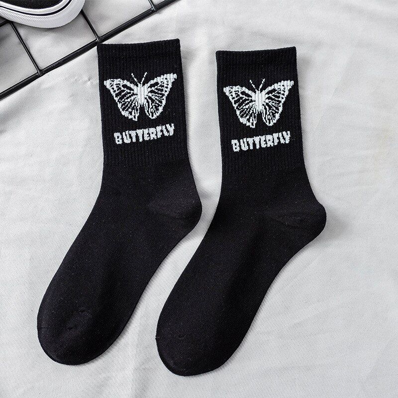2020 Trend Daisy Socks Men Women Korea Funny Socks Long Socks Black Cool Socks Harajuku GD Hip Hop Cotton Skateboard Socks Men