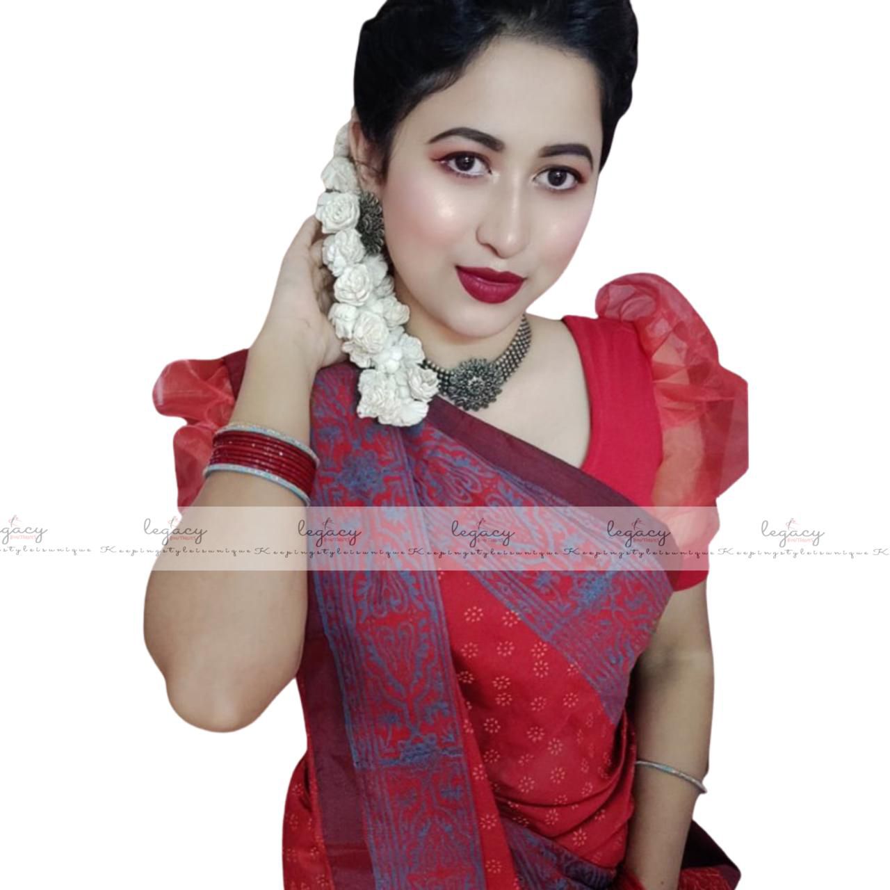 Tissue sleeve Blouse