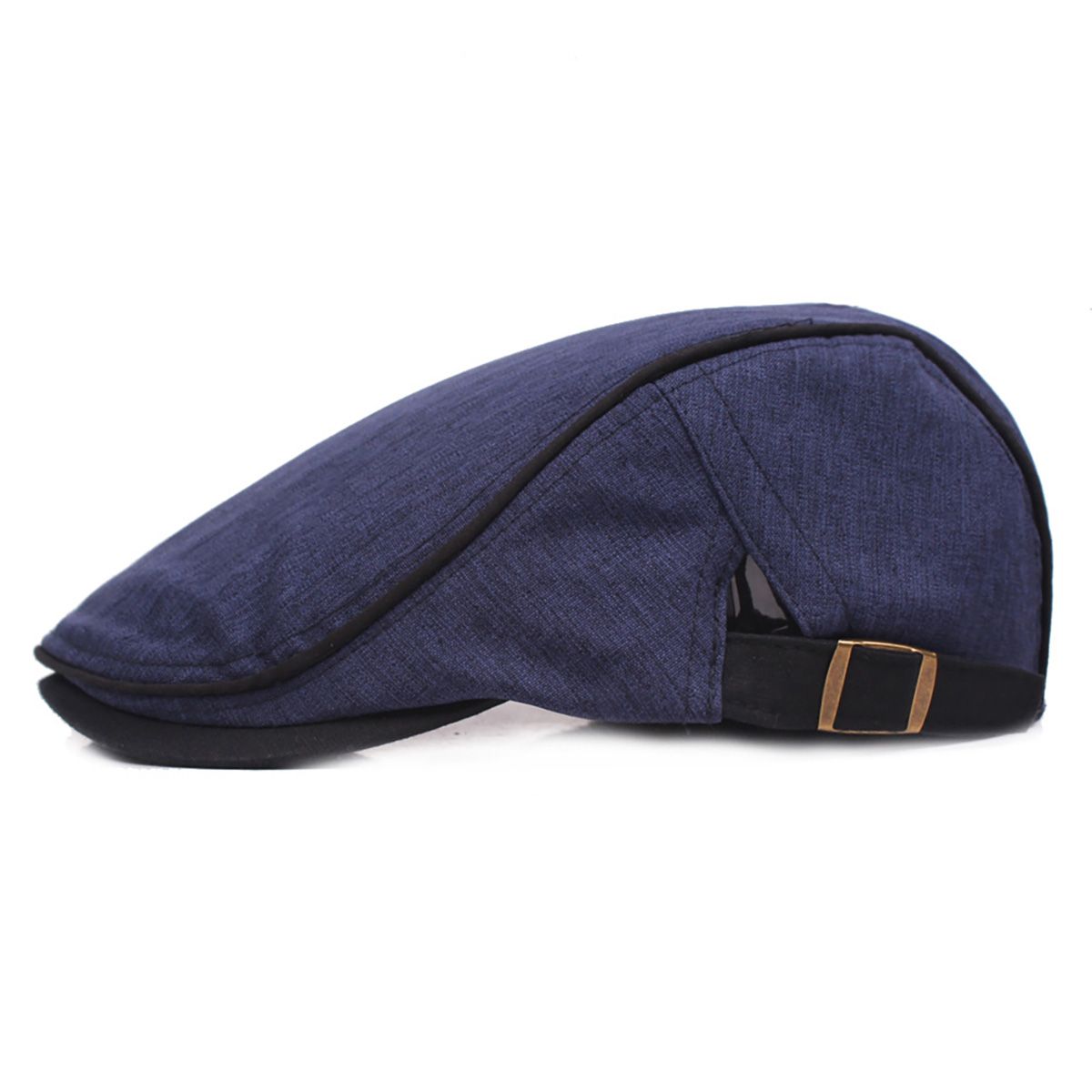 Men Twill Cotton Linen Baseball Cap Adjustable Beret Dad Hat Sunhat