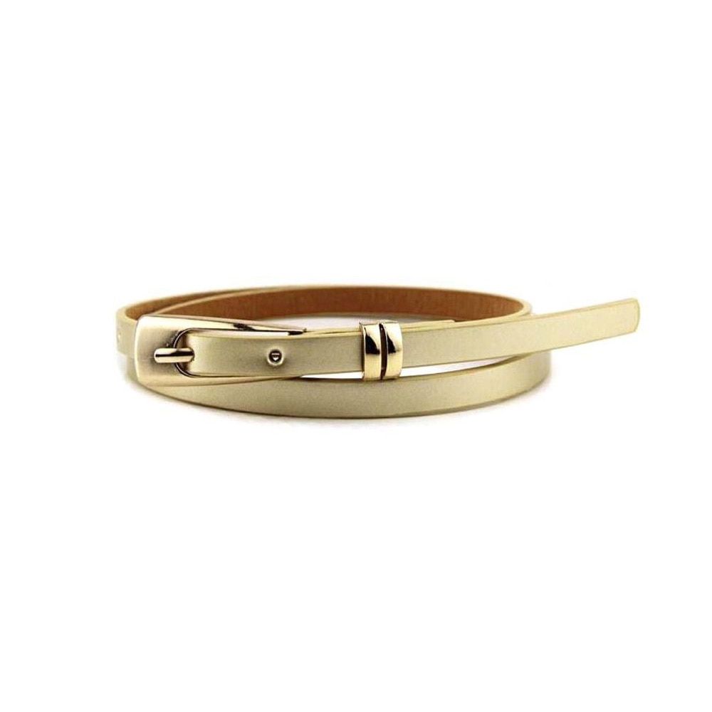 1 pcs Fashion Women Skinny Waist Belt Lady Girl Thin Leather Narrow Waistband Belt ремень женский