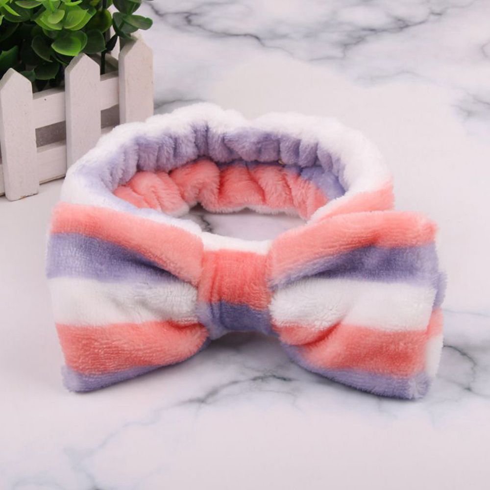 【BestGO】Lovely Elastic Women Wash Face Makeup Girls Coral Fleece Headband Hair Accessories Hairband Headwrap