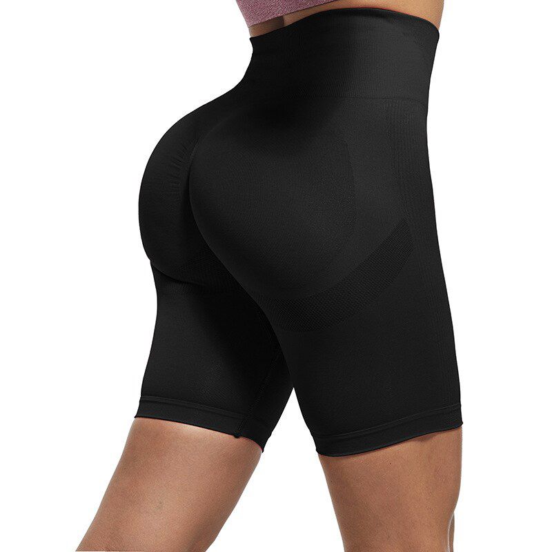 Women's Yoga Shorts Jacquard Spandex Hips  Lifting Leggings Running Fitness Sports Shorts Gym Shorts  Biker Shorts Women Workout