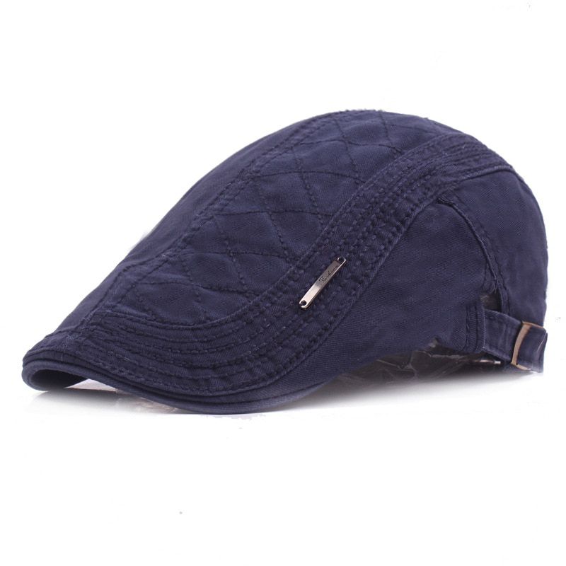 SLECKTON  Cotton Berets Cap for Men Casual Flat Fashion Newsboy Caps Herringbone Visors Sun Hats Peaky Blinders