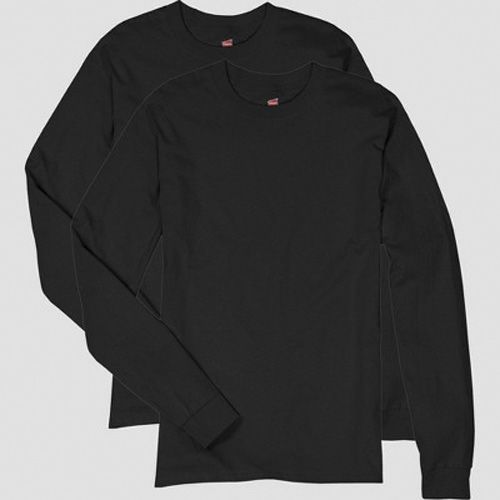 Long Sleeve 2pis Cotton Stylish T-Shirt For Men