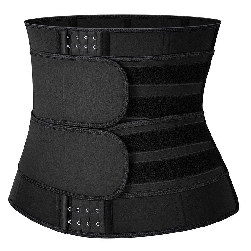Women Workout Waist Trainer with Adjustable Double Ss Neoprene Sweat Body Shaper Weight Loss Faja Shapewear Belly Belt Slim