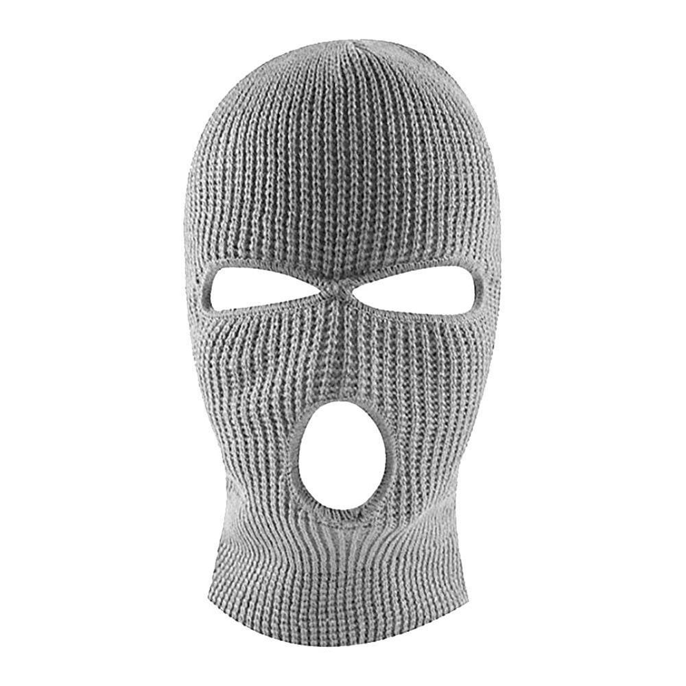 New Autumn Full Face Cover Ski Hat 3 Holes BalacArmy Tactical CS Windproof Knit Beanies Bonnet Winter Warm UniCaps