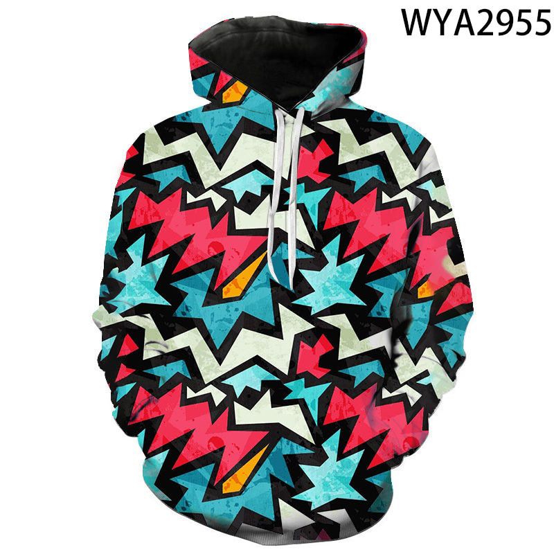Men Women Children Funny Hoodies Art Graffiti Tops Gothic Apple Skull 3D Print Sweatshirt Boy Girl Cool Streetwear Pullover