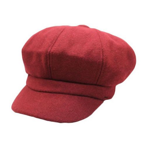 Solid Cotton Women Autumn Winter Octagonal Cap Hats Stylish Artist Painter Newsboy Caps Warm Beret Hats