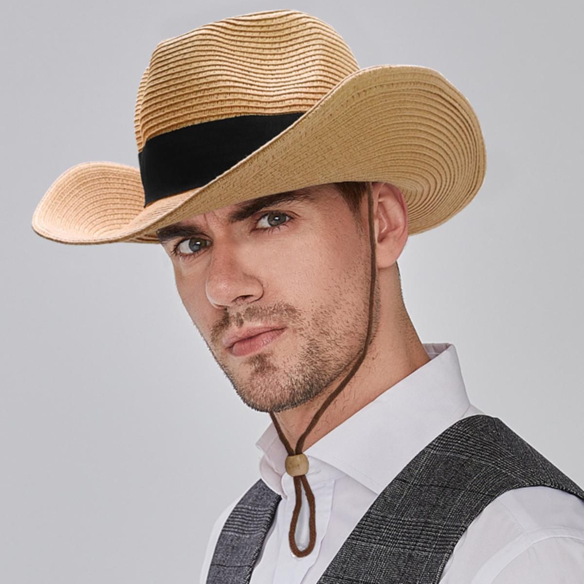 Dad Large Size Panama Hats Lady Beach Wide Brim Straw Cowboy Hat Man Summer Sun Cap Plus Size Fedora Hat 58cm 60cm 62cm